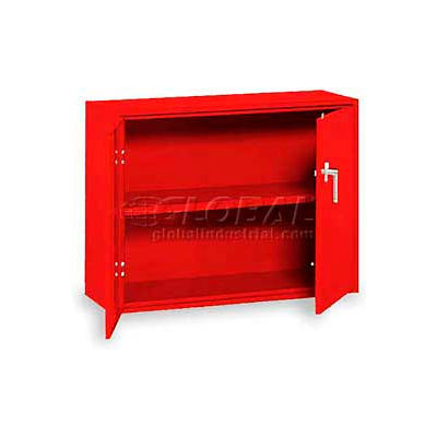 Equipto Handy Cabinet w/1 Shelf, 30"W x 13"D x 27"H, Textured Cherry Red