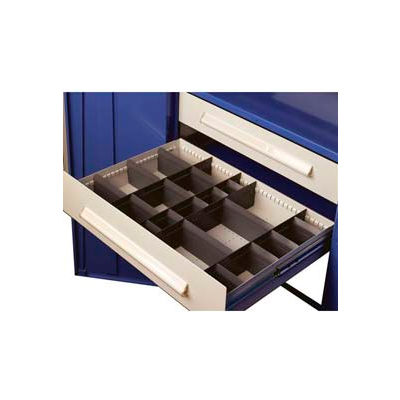 Equipto Wide Drawer / Bolted Shelving 36"W X 24"D X 4 1/2"H 400lb Capacity, Textured Evergreen