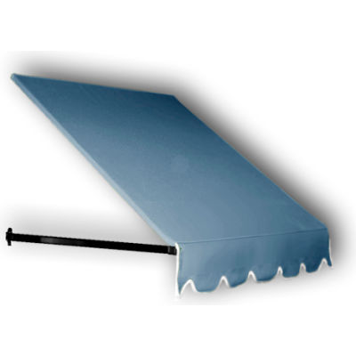 Awntech ER24-3DB, Window/Entry Awning 3-3/8'W x 2'H x 4'D Dusty Blue