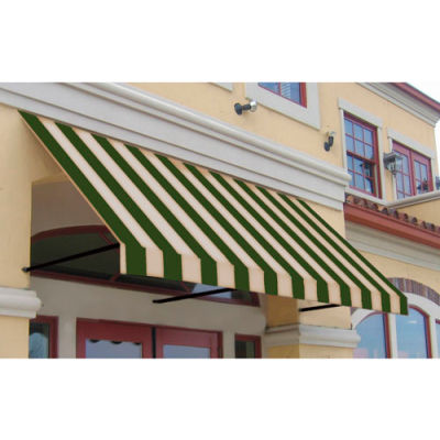 Awntech ER1030-7SLCR, Window/Entry Awning 7' 4-1/2"W x 2' 6"D x 1' 4"H Sage/Linen/Cream