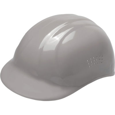 ERB® Vented Bump Cap, 4-Point Suspension, Gray, 19127 - Pkg Qty 12