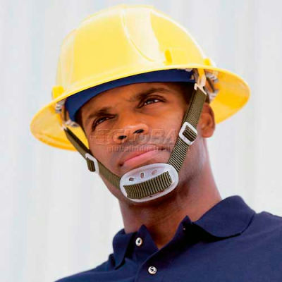 Hard Hat Chin Strap With Chin Guard, ERB Safety 19181, Green - Pkg Qty 12
