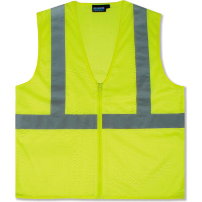 Aware Wear® ANSI Class 2 Economy Mesh Vest, 61449 - Lime, Size 3XL