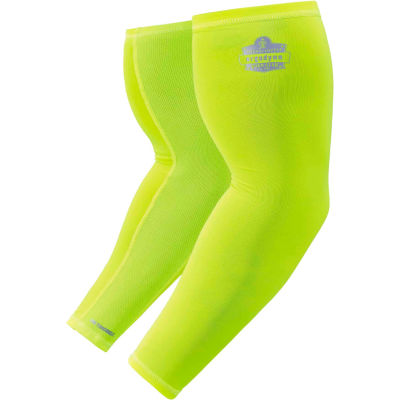 Ergodyne® Chill-Its® 6690 Cooling Arm Sleeves, Lime, L, 12284