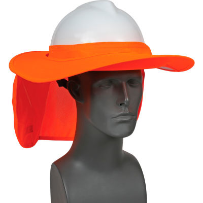 Ergodyne® Chill-Its® 6660 Hard Hat Brim with Shade, Orange, One Size
