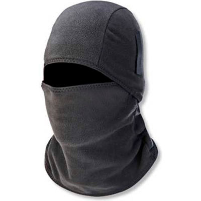 Ergodyne® N-Ferno® 2-Piece Fleece Balaclava, Black, 16826