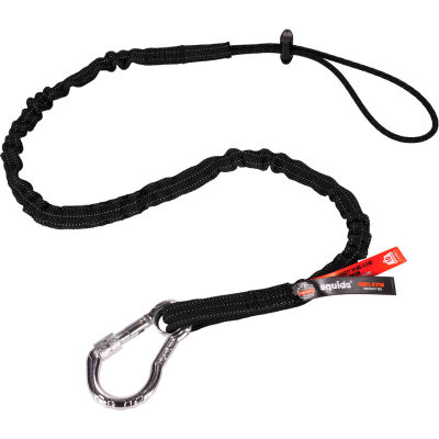 Ergodyne® Squids® 3100 Tool Lanyard, Black, Standard - Pkg Qty 6
