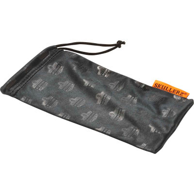 Ergodyne® Skullerz® 3218 Microfiber Cleaning Bag, Black - Pkg Qty 12