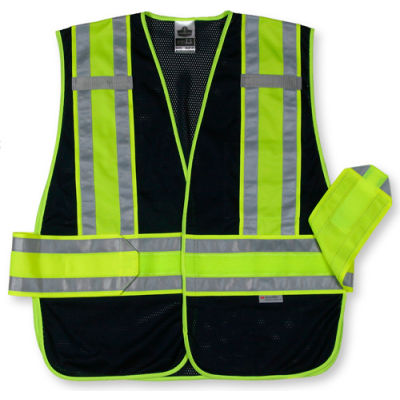 Ergodyne® GloWear® 8240HL Class 2 Two-Tone Expandable Vest, Navy, XL/2XL