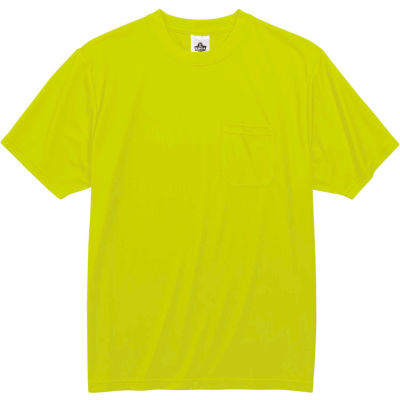 Ergodyne® GloWear® 8089 Non-Certified T-Shirt, Lime, M
