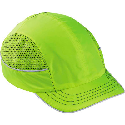 Ergodyne® Skullerz® 8950 Bump Cap, Lime, Short Brim, One Size