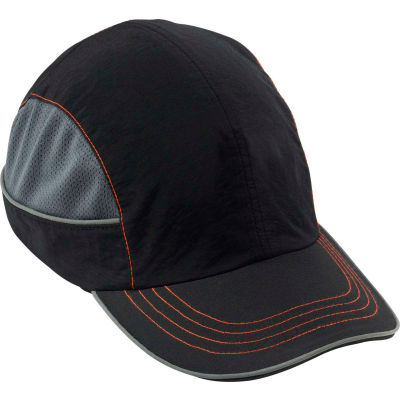 Ergodyne® Skullerz® 8950 Bump Cap, Black, Long Brim, One Size
