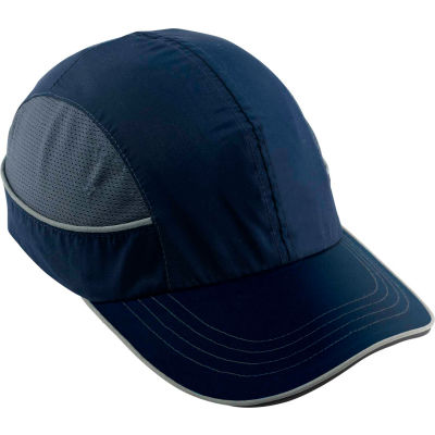 Ergodyne® Skullerz® 8950 Bump Cap, Navy, Long Brim, One Size