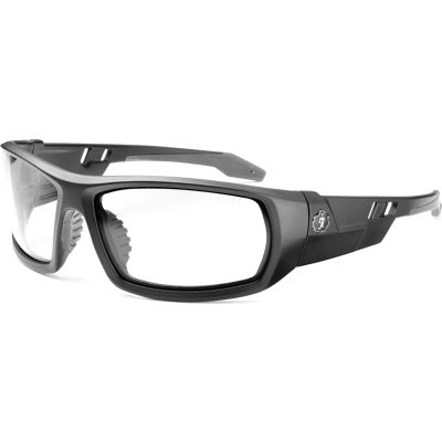Ergodyne® Skullerz® ODIN-AF Safety Glasses, Matte Black, Anti-Fog Clear Lens, 50403