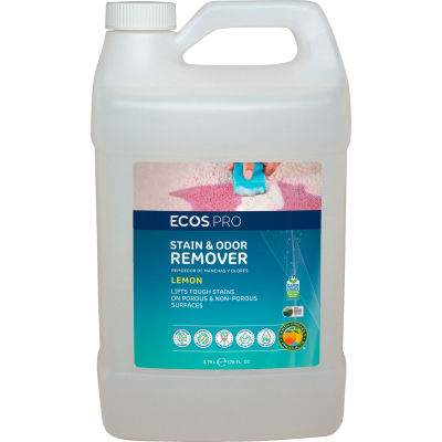ECOS® Pro Stain & Odor Remover, Gallon Bottle, 4 Bottles - PL9707/04
