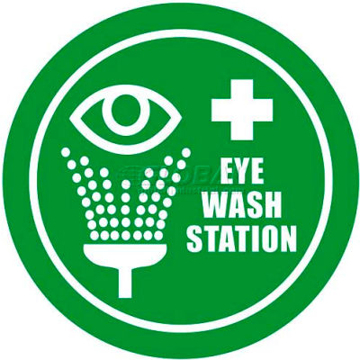 Durastripe 12" Round Sign - Eye Wash Station