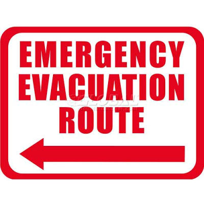 Durastripe 12"X9" Rectangle - Emergency Evacuation Route