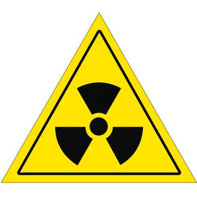 Durastripe 16" Triangular Sign - Caution Nuclear