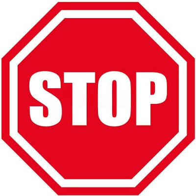 Durastripe 20" Octagone Sign - Stop