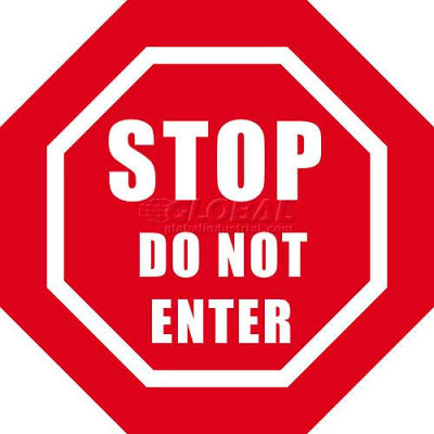 Durastripe 30" Octagone Sign - Stop Do Not Enter