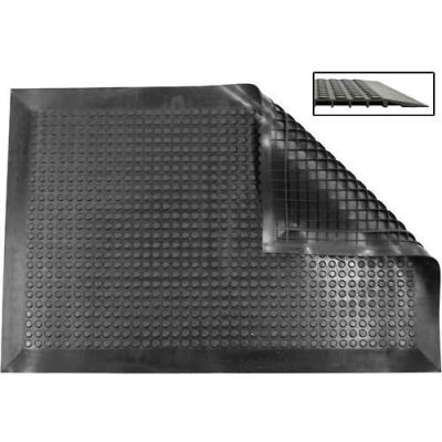 Ergomat® Nitril Smooth Anti Fatigue Mat 1/2" Thick 3' x 14' Black