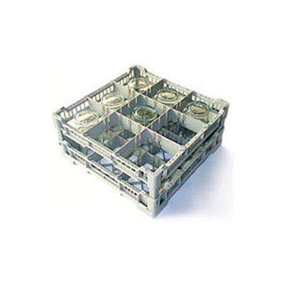 Lamber CC00121 - Dishwasher Rack For 9 Glasses, Plastic, 16"L x 16"W x 5-3/4"W