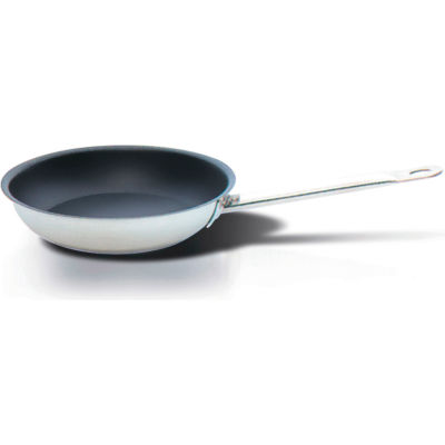 Homichef HOM442405 - Non-Stick Round Fry Pan, S/S, Exterior, Aluminum Interior, 9-1/2" Dia.