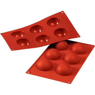 Eurodib/ Silikomart - Siliconflex Silicone Mold - Half-Spheres 2,35'' Dia.