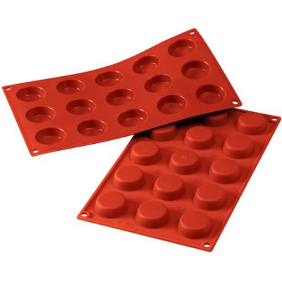 Eurodib/ Silikomart - Siliconflex Silicone Mold - Flan Mold 1.57'' Dia.