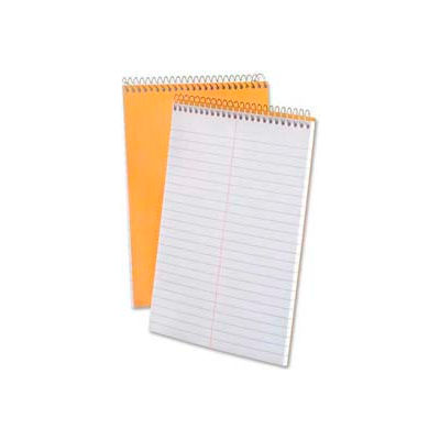 Esselte® Rigid Kraft Covered Steno Book, 6" x 9", Gregg Ruled, White, 70 Sheets/Pad