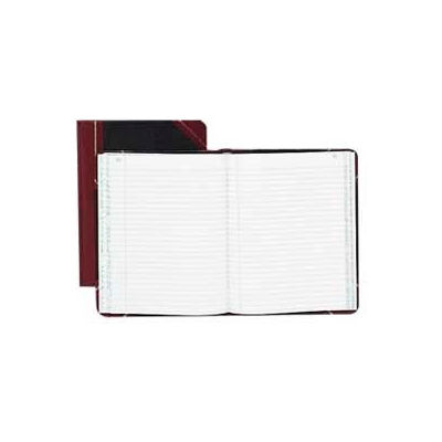 Boorum & Pease® Account Book, Record Ruled, 9-5/8" x 7-5/8", Black Cover, 300 Sheets/Pad
