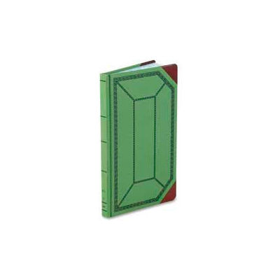 Boorum & Pease® Account Book, Record Ruled, 12-1/2" x 7-3/4", Olive Green Cover, 300 Sheets/Pad