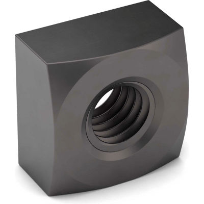 3/4-10 Square Nut - Grade 2 - Carbon Steel - Plain - Coarse - Pkg of 10