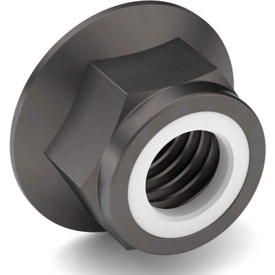 Nuts | Hex Nuts | 1/4-20 Nylon Insert Hex Flange Lock Nut ...