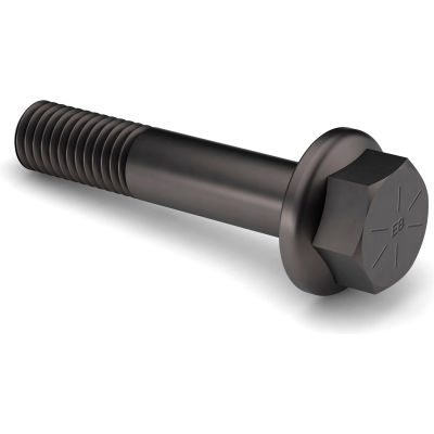 Hex Flange Bolt - 3/8-16 x 2-3/4" - Grade 8 - Steel - Plain - PT - UNC - Pkg of 340 - Earnest 821736