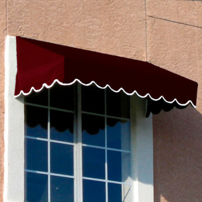Awntech EF23-6B, Window/Entry Awning 6' 4-1/2" W x 3'D x 2'H Burgundy