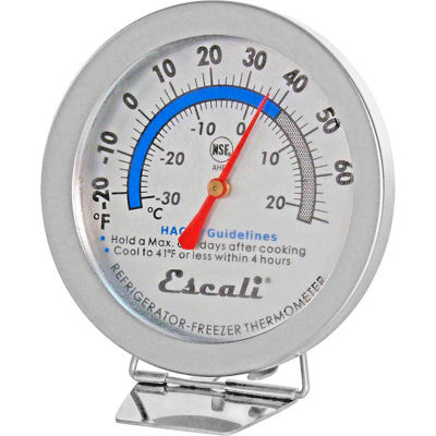 Escali® AHF1-Refrigerator-Freezer Thermometer NSF Listed