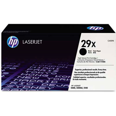 HP® HP 29X, (C4129X) High Yield Black Original LaserJet Toner Cartridge