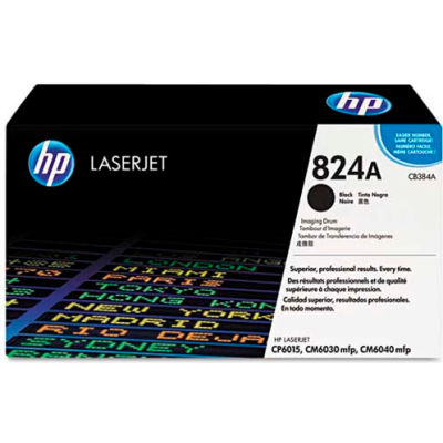 HP® HP CB384A (HP® HP 824A) Imaging Drum, 23,000 Page-Yield, Black