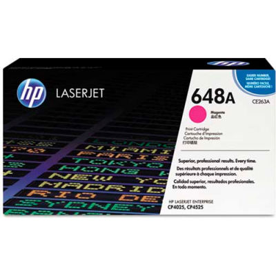 HP® HP 648A, (CE263A) Magenta Original LaserJet Toner Cartridge