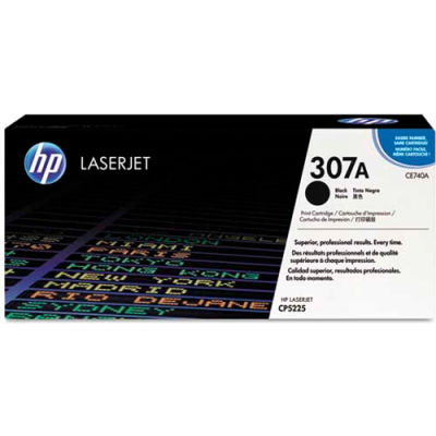 HP® HP 307A, (CE740A) Black Original LaserJet Toner Cartridge