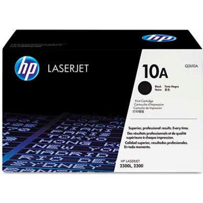 HP® HP 10A, (Q2610A) Black Original LaserJet Toner Cartridge