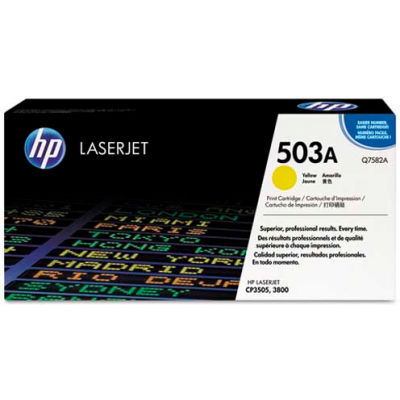HP® HP 503A, (Q7582A) Yellow Original LaserJet Toner Cartridge