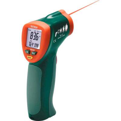 Extech 42510A Wide Range Mini IR Thermometer, 1 Data Memory Recall Count, 0.64lbs.