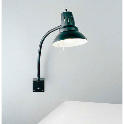 Electrix 7302 Incandescent Gooseneck Work Lamp W/L Bracket, 22" Reach, 120V, 100W