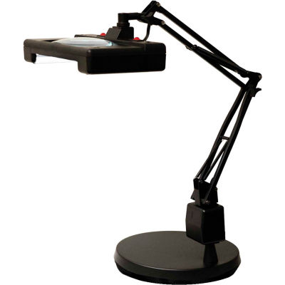 Electrix 7460 3-Diopter Wide View Illuminated LED Magnifier W/Weighted Base, 30" Reach, 120V