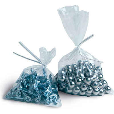 Layflat Poly Bags, 4"W x 4"L, 2 Mil, Clear, 1000/Pack