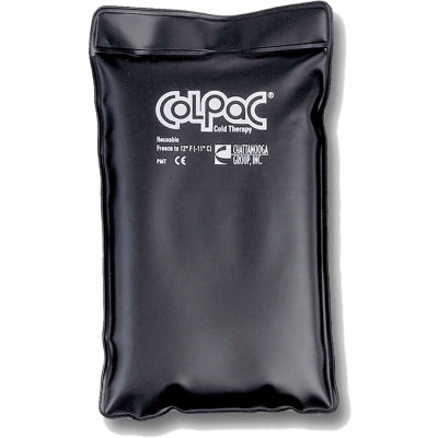 ColPaC® Heavy-Duty Black Urethane Reusable Cold Pack, Half Size 6-1/2" x 11"