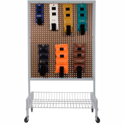 Cuff® Original Wrist and Ankle Weight with Mobile Rack, 7 Piece Set