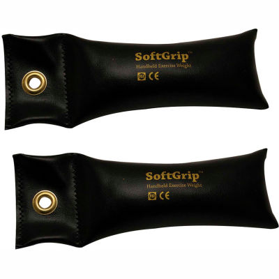 CanDo® SoftGrip® Hand Weight, 3 lb., Black, 1 Pair